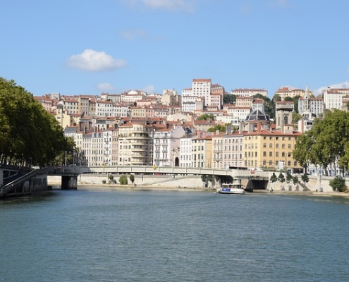 Lyon vue panoramique France Europe Voyage