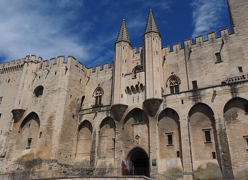Avignon palais des papes France Europe Voyage
