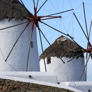 Moulins à vent Mykonos Grèce Europe Voyage