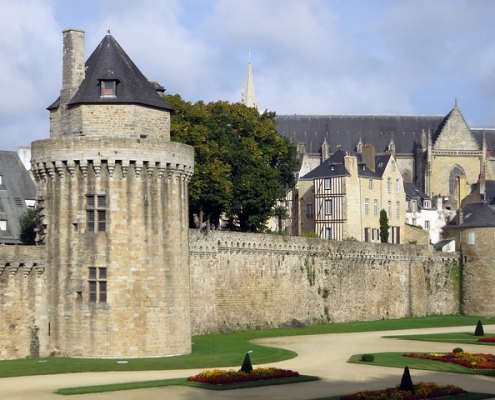 Vannes Chateau France Europe Voyage