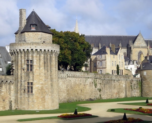 Vannes Chateau France Europe Voyage