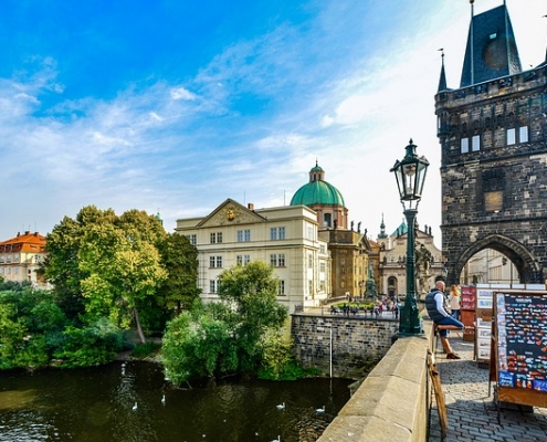 Prague-Pont Charles République Tchèque Europe Voyage