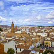 Panorama de la ville d'Antequera Espagne Europe Voyage
