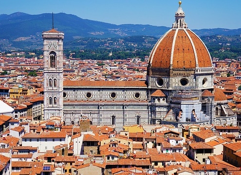 Florence et ses toits Italie Europe Voyage