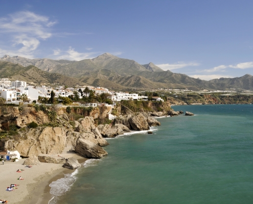 Littoral de Nerja Espagne Europe Voyage