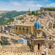 Vue panoramique de Ragusa Sicile Europe Voyage