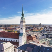 toits de Munich Allemagne Europe Voyage