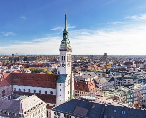 toits de Munich Allemagne Europe Voyage