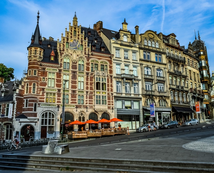 Bâtiments typiques de Bruxelles Belgique Europe Voyage
