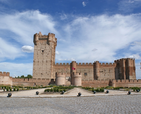 Château Valladolid Espagne Europe Voyage