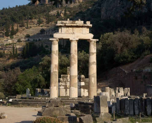 Temples de Delphes Grèce Europe Voyage